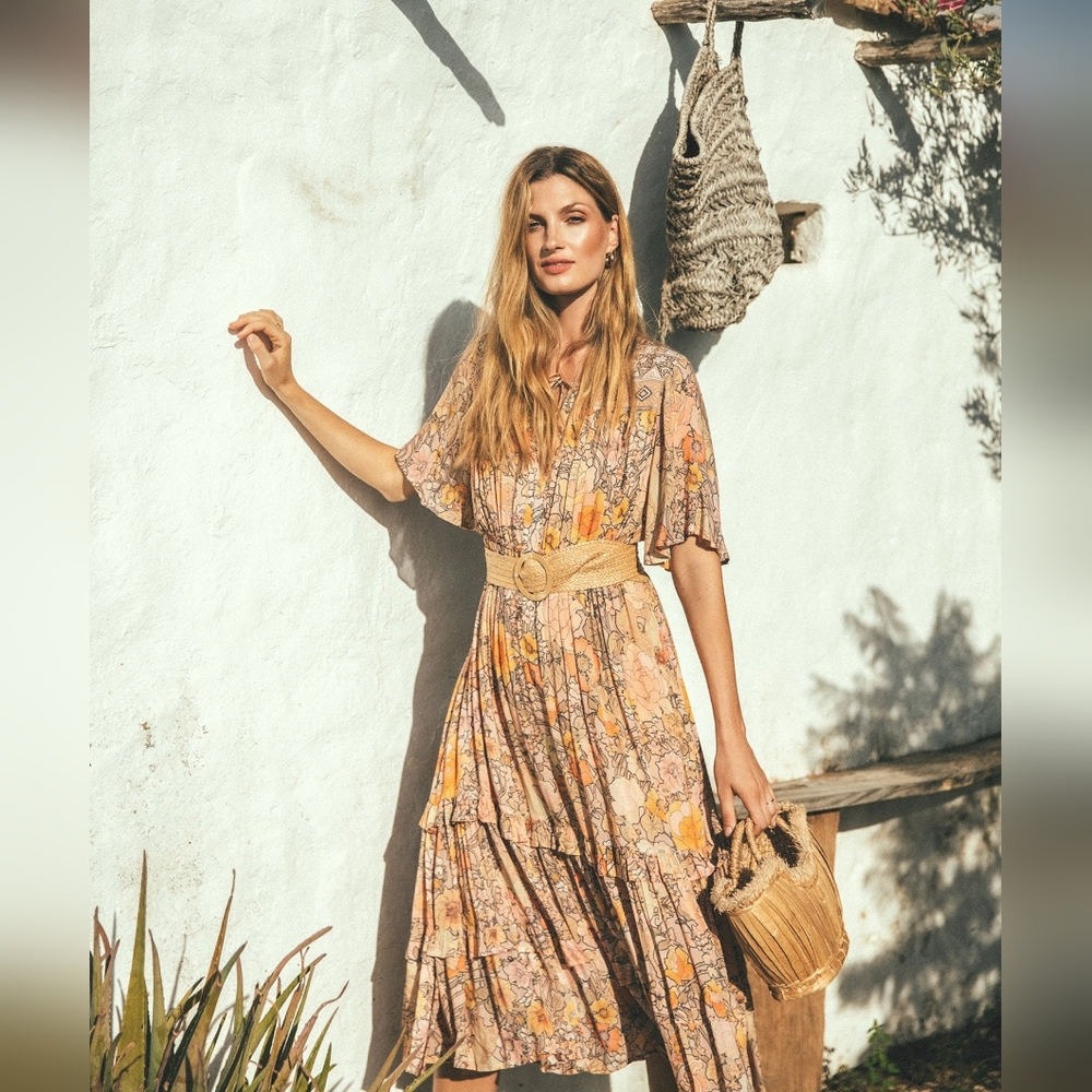 Spell & The Gypsy Amethyst Garden Party Dress Blush
